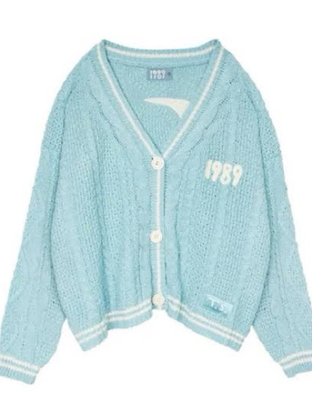 Taylor Swift Light Blue 1989 Knit Cardigan